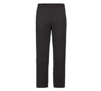 (XXL, Black) Fruit of the Loom Mens Lightweight Jogging Bottoms