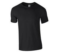 (XXL, Black) Gildan Mens Soft Style Ringspun T Shirt