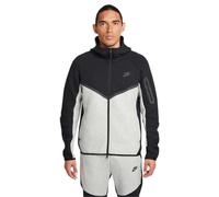 (XXL, Black/Grey) Nike Mens Tech Chevron Full Zip Hoodie
