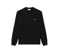(XXL, Black) Lacoste Mens Crocodile Print Cotton Regular Long-Sleeved T-Shirt