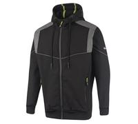 Lee Cooper Mens Reflective Hooded Jacket - Black - XXL - Black