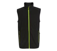 (XXL, Black/Lime Green) Regatta Mens Navigate Fleece Gilet
