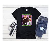 (XXL, Black) Mary Loves Dick Most Haunted Men Women Unisex Top T Shirt