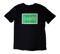 Oasis T-Shirt Maine Road Football Pitch – Officially Licensed – XXL Black