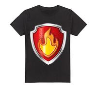 (XXL, Black) Paw Patrol Mens Marshall Badge T-Shirt