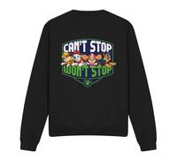 (XXL, Black) Paw Patrol Unisex Adult Can't Stop Won't Stop Sweatshirt