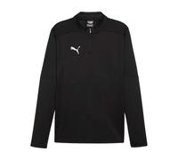 (XXL, Black) Puma Mens TeamFinal Quarter Zip Training Top