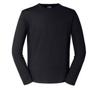 Russell Men's Classic Long-Sleeved T-Shirt in Black | Size: 2XL Russell Black 2XL