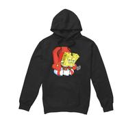 (XXL, Black) SpongeBob SquarePants Mens Head Out Meme Hoodie
