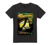 (XXL, Black) SpongeBob SquarePants Mens Patrick's Secret Box T-Shirt