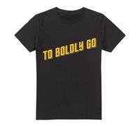 (XXL, Black) Star Trek Mens Boldly Go T-Shirt