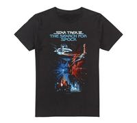 (XXL, Black) Star Trek Mens Search for Spock T-Shirt