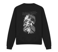 (XXL, Black) Star Trek Unisex Adult Tilted Bridge Retro Sweatshirt