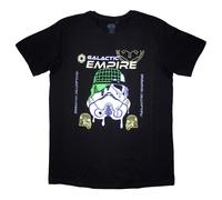 (XXL, Black) Star Wars Galactic Empire Melted Mask T Shirt