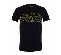 (XXL, Black) Star Wars Mens Logo T-Shirt