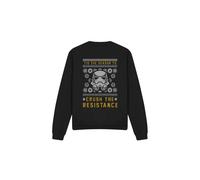 (XXL, Black) Star Wars Unisex Adult Crush The Resistance This Christmas Sweatshirt