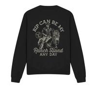(XXL, Black) Yellowstone Unisex Adult Rip Can Be My Ranch Hand Sweatshirt