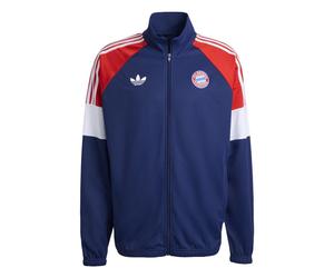(XXL, Blue) Adidas Mens FC Bayern Munich Pique Track Top