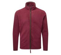 (XXL, Burgundy/Brown) Premier Mens Artisan Fleece Jacket
