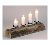 XXL Candle Holder Wood 70cm Christmas Decoration Advents Wreath Oblong