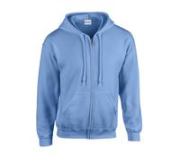 (XXL, Carolina Blue) Gildan Mens Heavy Blend Full Zip Hoodie