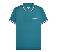 (XXL, Cashew/Stone/Navy/Orange) Lambretta Mens Triple Tipped Polo Shirt