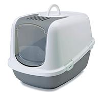 XXL Cat toilet NESTOR JUMBO white-grey specifically for large Cat breeds