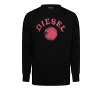 (XXL, Caviar) Diesel Mens S-Gir 9-4 Logo Crew Neck Sweatshirt