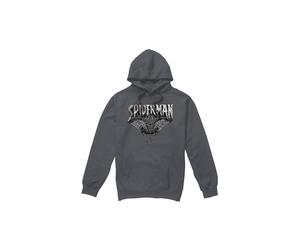 (XXL, Charcoal) Marvel Mens Spider-Man Sketch Hoodie