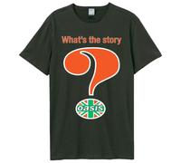 (XXL, Charcoal) Oasis Union Jack Question Mark Amplified T Shirt