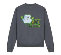 (XXL, Charcoal) SpongeBob SquarePants Unisex Adult What Costume? Sweatshirt