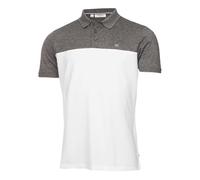 (XXL, Charcoal/White) Calvin Klein Mens Colour Block Golf Polo Shirt