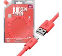 XXL Charge & Sync Cable 3m Lightning iPhone Charger Cable Coral