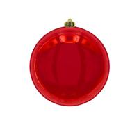 XXL Christmas Baubles for Outdoor Use, Frost-Proof and Weatherproof (Bauble Diameter 20 cm, Pack of 1, Red)