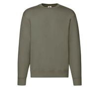 (XXL, Classic Olive) Fruit of the Loom Mens Premium Drop Shoulder Sweatshirt