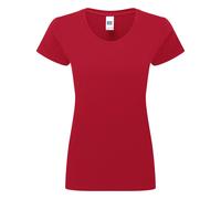 (XXL, Classic Red) Russell Womens/Ladies Authentic Classic T-Shirt