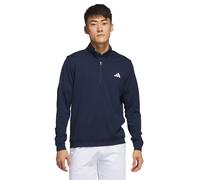 (XXL, Collegiate Navy) adidas Golf Mens Elevated Quarter Zip Left Chest Recycled Sweater