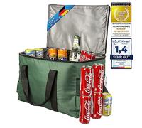 XXL Cooler Bag iolated Drinks & Snack Bag, Iso Picnic Bag for Camping Travel Holidays 45 Litres (Green)