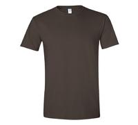(XXL, Dark Chocolate) Gildan Mens Short Sleeve Soft-Style T-Shirt