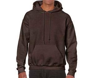(XXL, Dark Chocolate) Gildan Unisex Adult Heavy Blend Hoodie