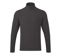 Premier Mens Unisex Adult Recyclight Quarter Zip Fleece Top (Dark Grey) - Size 2XL