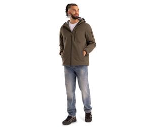 (XXL, Dark Vine) Trespass Mens Waterproof Rain Jacket - Kirkbost