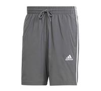 (XXL, Darkonix/White) Adidas Mens 3 Stripes Shorts