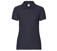 (XXL, Deep Navy) Fruit of the Loom Womens/Ladies Lady Fit 65/35 Polo Shirt