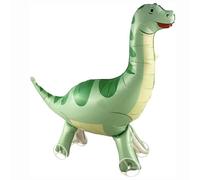 XXL Dinosaur Foil Balloon (103 x 90 cm), Brachiosaurus Running Dino Balloon, Cute Long Neck Balloon for Children's Birthday Decoration, Boys Girls Dino Theme Party, Jungle Party Decoration