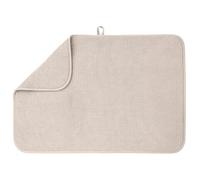 XXL Dish Mat 24" x 17" (Largest MAT) Microfiber Dish Drying Mat, Super Absorbent by Bellemain (Light Gray)