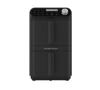 Hamilton Beach Air Fryer, 11L, Double Stack, 2460W, XXL, Space Saving Design, 9 Cooking Functions, Family Size, Non-Stick Dishwasher Safe Baskets, Black - HBA11B