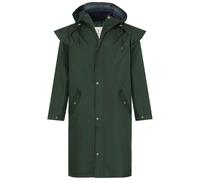 LightHouse Men's Stockman Waterproof Raincoat - Long Lined Windproof Outdoor Coat with Detachable Hood - Duffel - XXL
