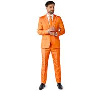 (XXL (EU 60-62)) Mr. Solid orange suit for men Suitmeister