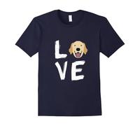 (XXL) Golden Retriever Love Dog T-Shirt-Father's Day